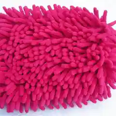 Фуксия перчатка из микрофибры