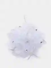 Серый школьный бант, 15 см