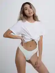 Мятный трусы женские стринги