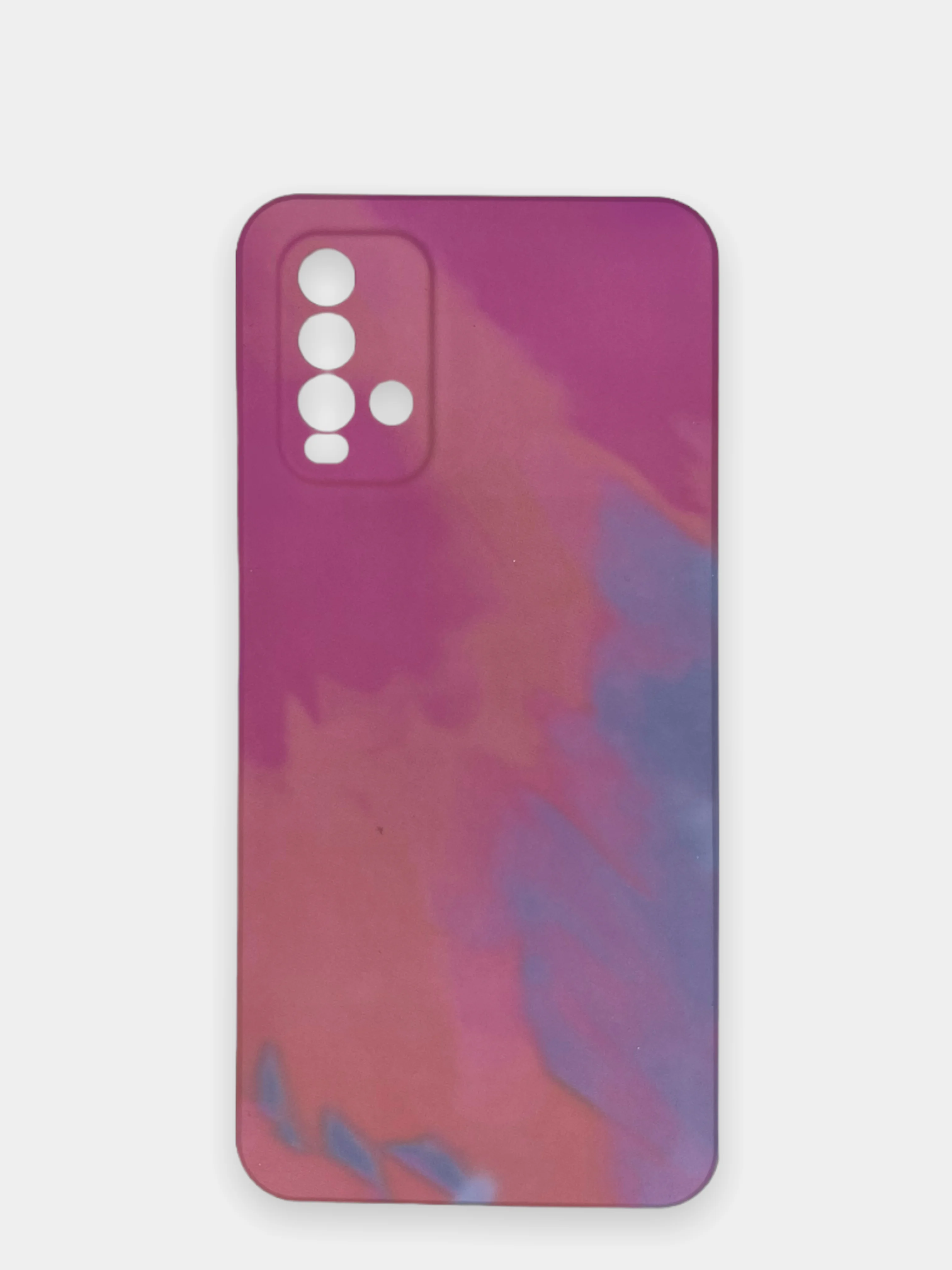 Пурпурный чехол Xiaomi Redmi 9T, Сяоми Редми 9Т силиконовый с мягким подкладом