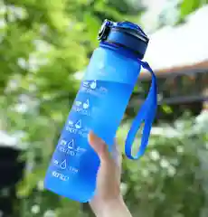 Синий спортивная бутылка для воды