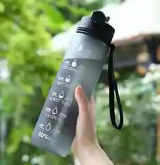 Серый спортивная бутылка для воды