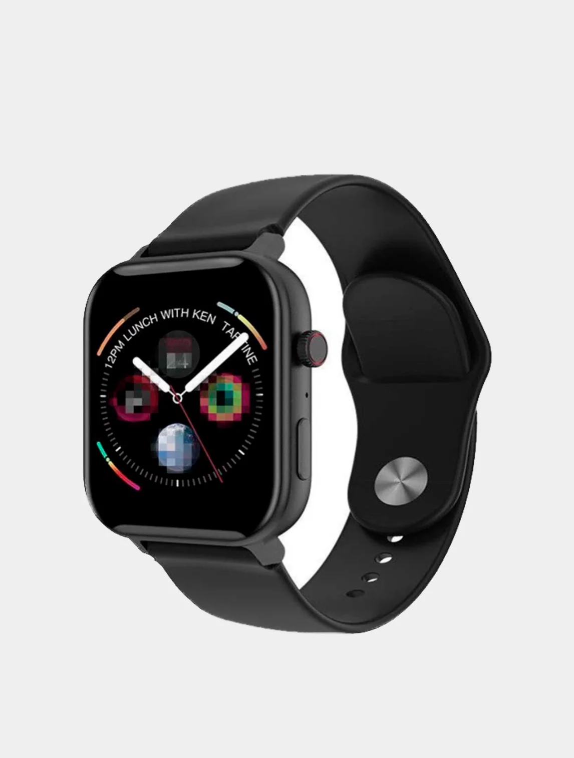 Черный смарт часы фитнес Smart Watch Y6 + Series 6