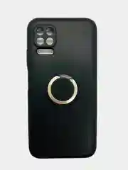 Черный чехол для Huawei P40 Lite, с кольцом-держателем