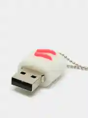 Белый usb флешка, 16 Гб, кошачья лапка