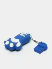 Синий usb флешка, 16 Гб, кошачья лапка