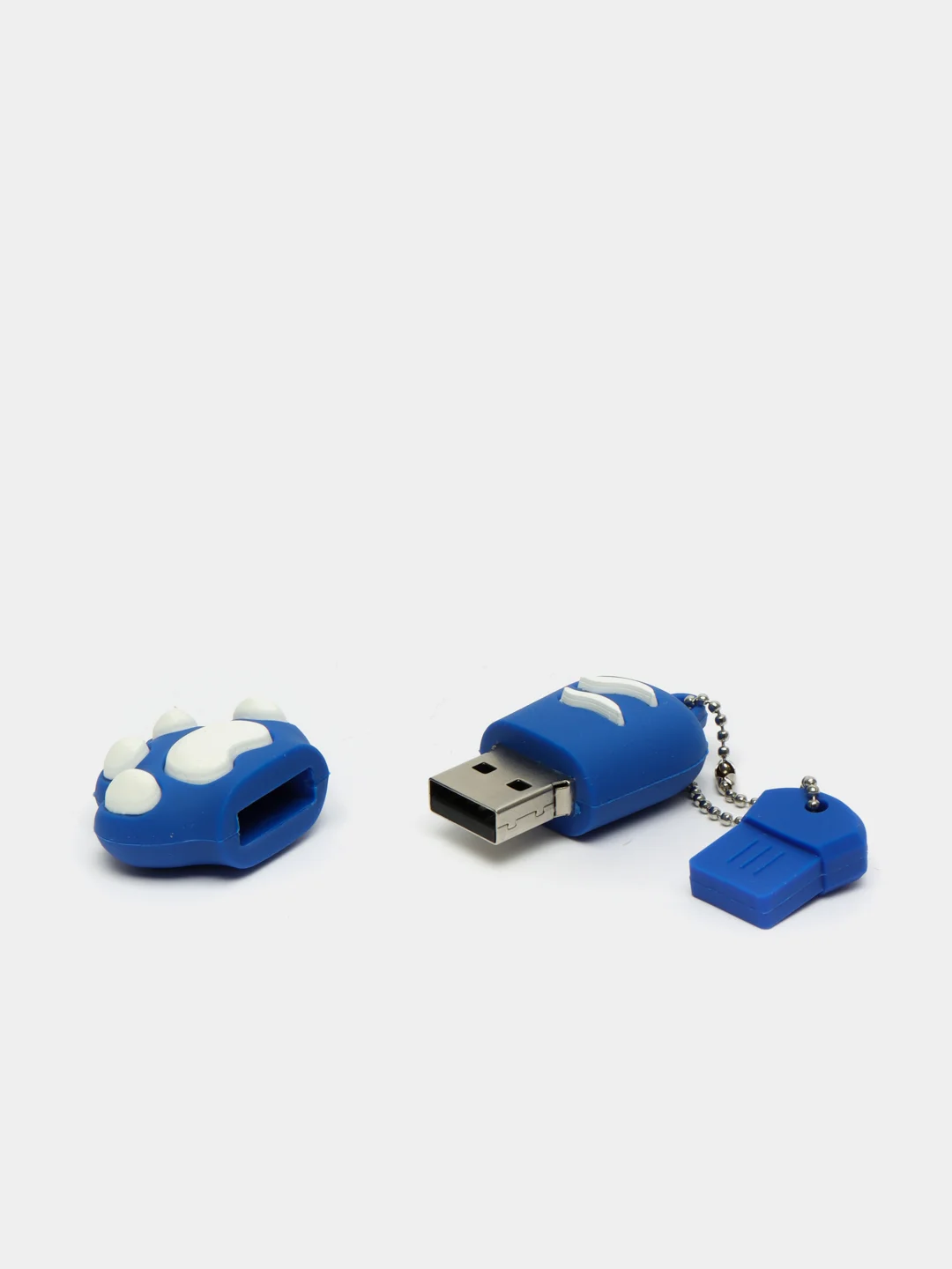 Розовый usb флешка, 16 Гб, кошачья лапка