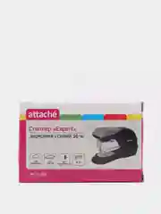Степлер Attache Expert, до 12 листов, черно-серый, №10