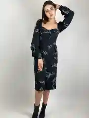 Черный платье "Изабелла"