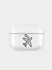 Прозрачный прозрачный пластиковый чехол для Apple Airpods Pro