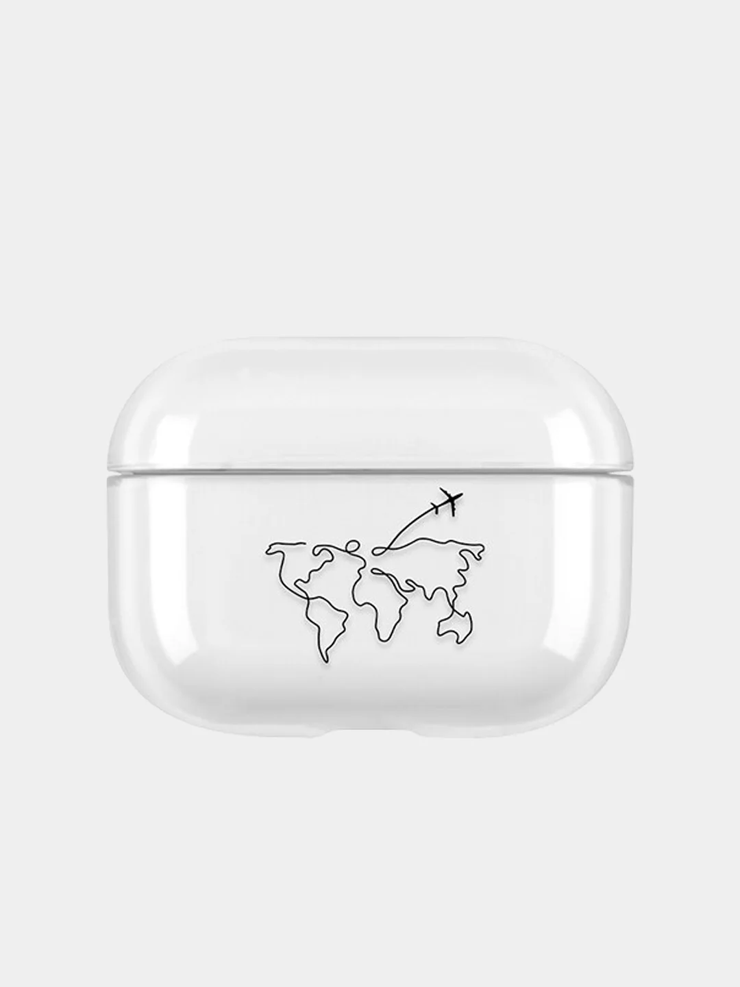 Морской прозрачный пластиковый чехол для Apple Airpods Pro