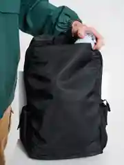Серый рюкзак, "Magnet", мужской, городской, для ноутбука 15"6, с USB-портом, черный, 18л