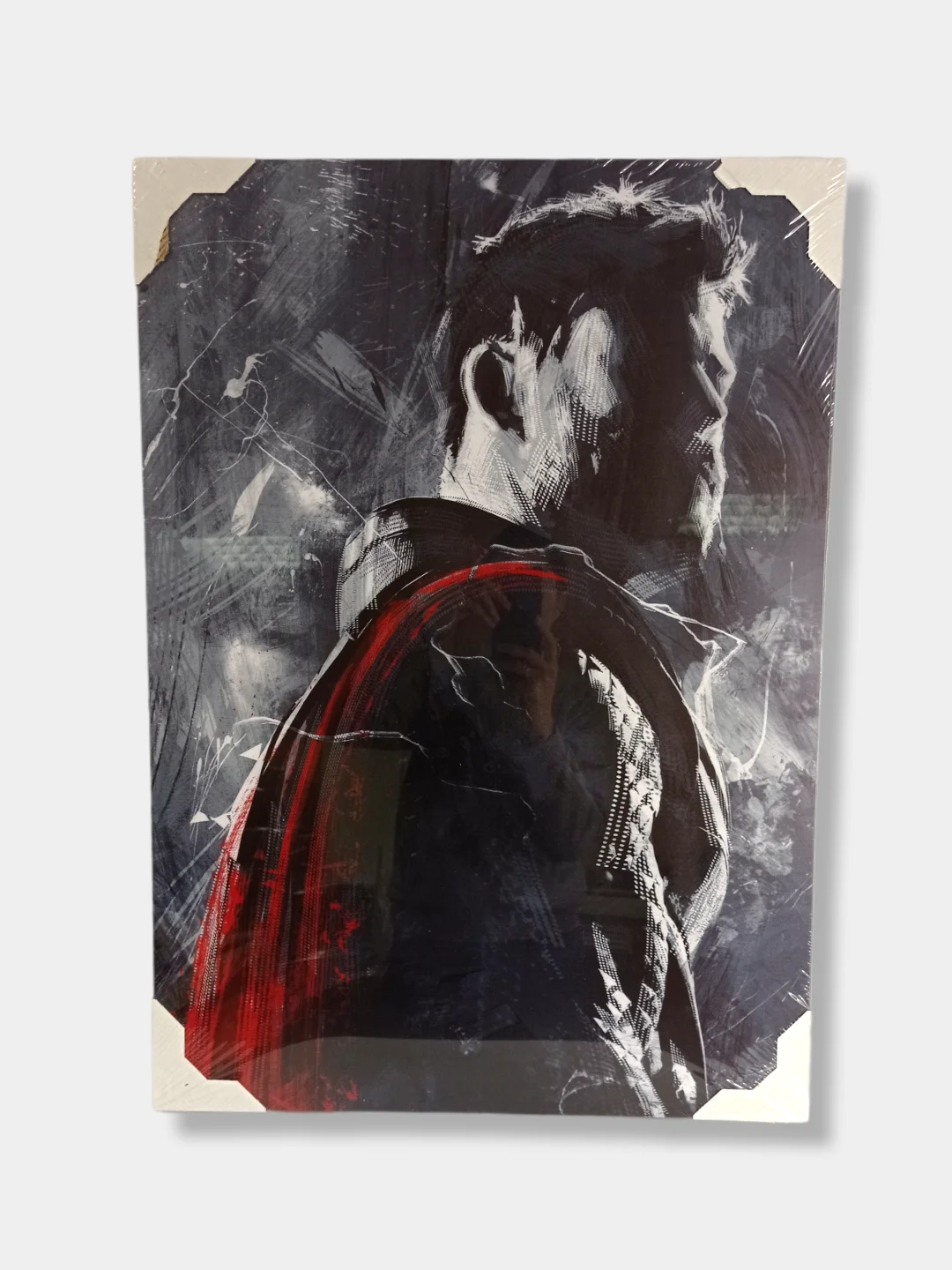 Белый картина на холсте "Танос и другие герои Marvel", 50 х 70 см