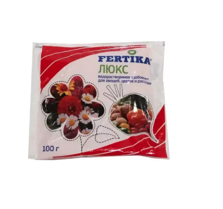 Удобрение Фертика люкс, для овощей, цветов и рассады NPK 16:20:27+Микро (Fertika)