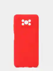 Красный чехол Xiaomi Poco X3 NFC / Poco X3 Pro силиконовый матовый, цветной