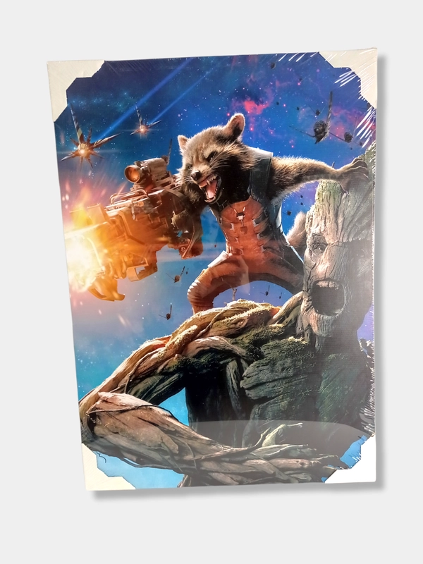Картина на холсте "Халк и другие герои Marvel", 50 х 70 см