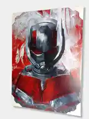 Алый картина на холсте "Халк и другие герои Marvel", 50 х 70 см