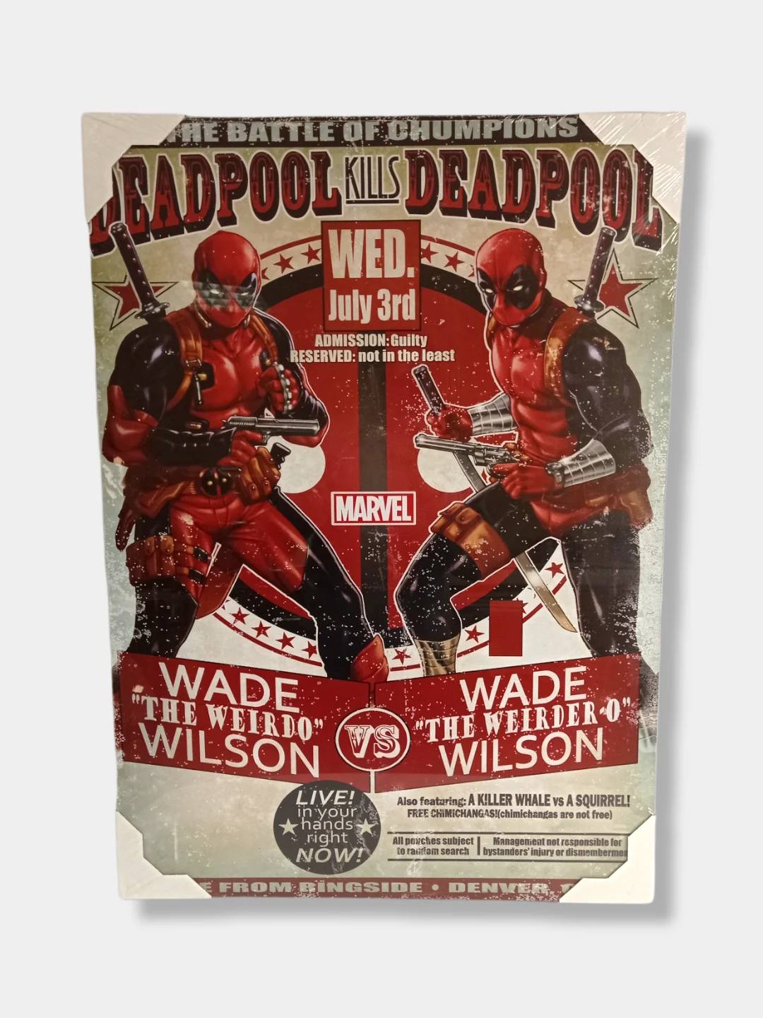 Бежевый картина на холсте "Халк и другие герои Marvel", 50 х 70 см