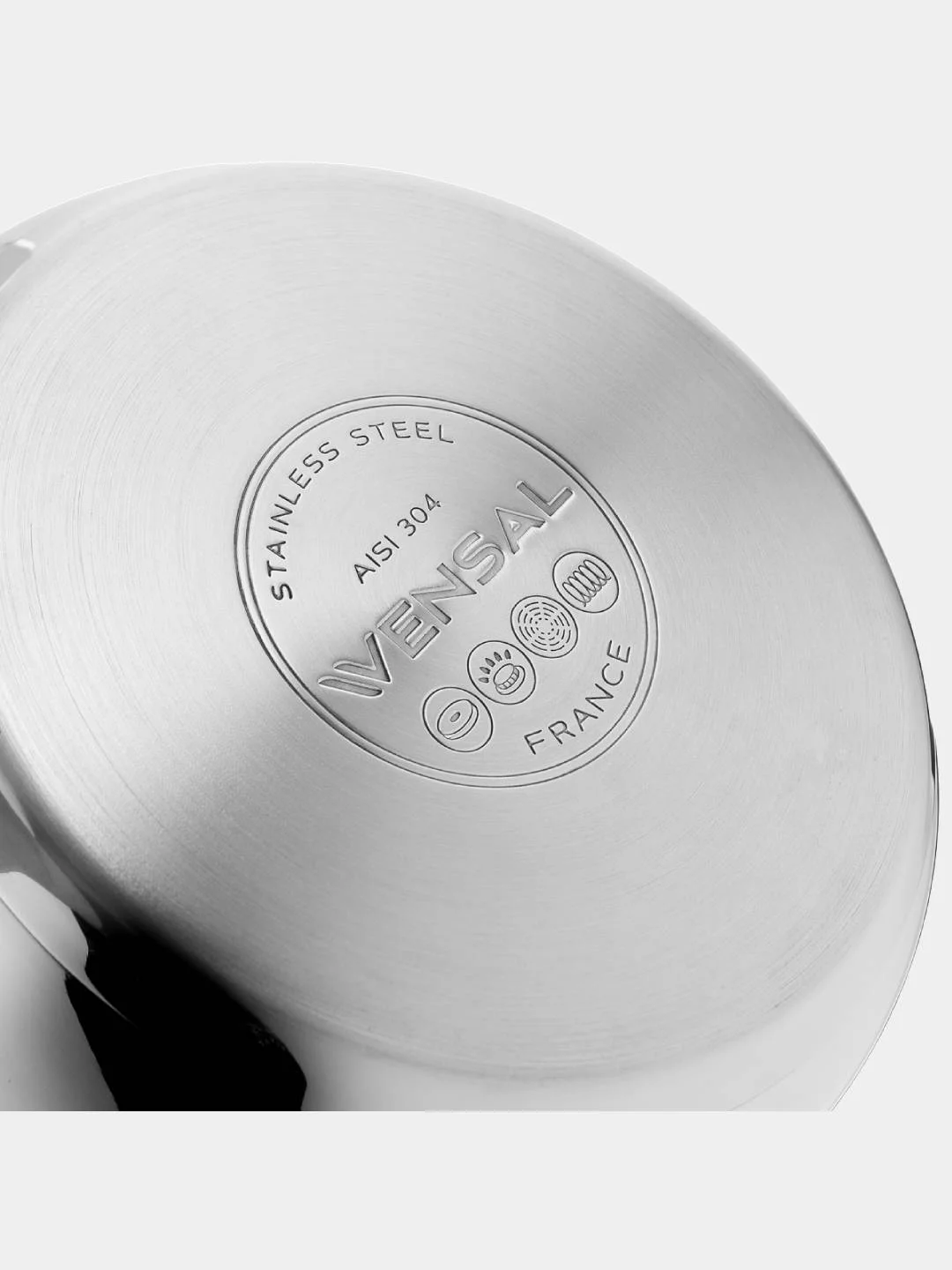 Ковш с крышкой Vensal Nouvel accord VS1514, из нержавеющей стали, 1,9 л, 16 см