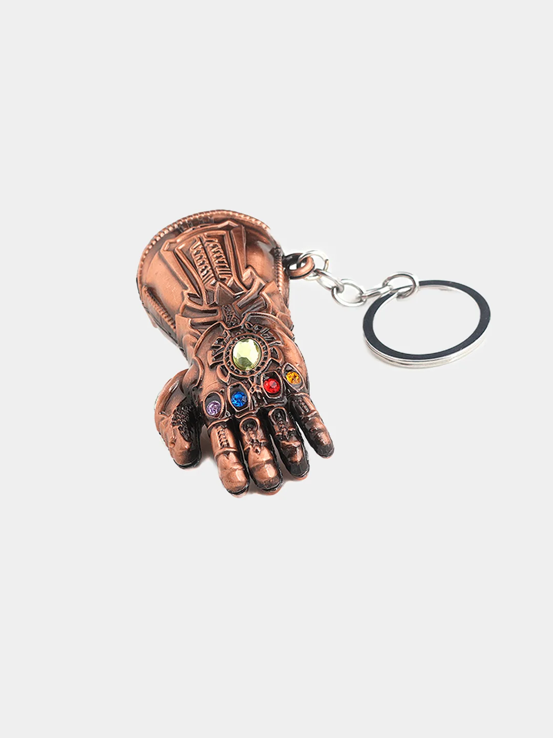 Медный брелок Мстители Marvel / Перчатка Таноса / Железный человек