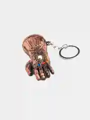 Медный брелок Мстители Marvel / Перчатка Таноса / Железный человек