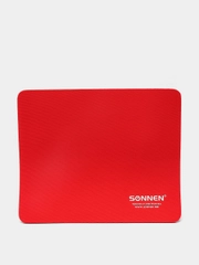 Коврик для мыши SONNEN "RED", резина+ткань