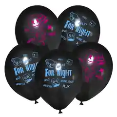 S Шар латексный 12" For night, 5 шт