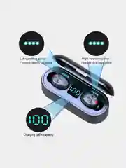 Беспроводные наушники TWS ZTX-F9 - Power Bank и индикация заряда батареи