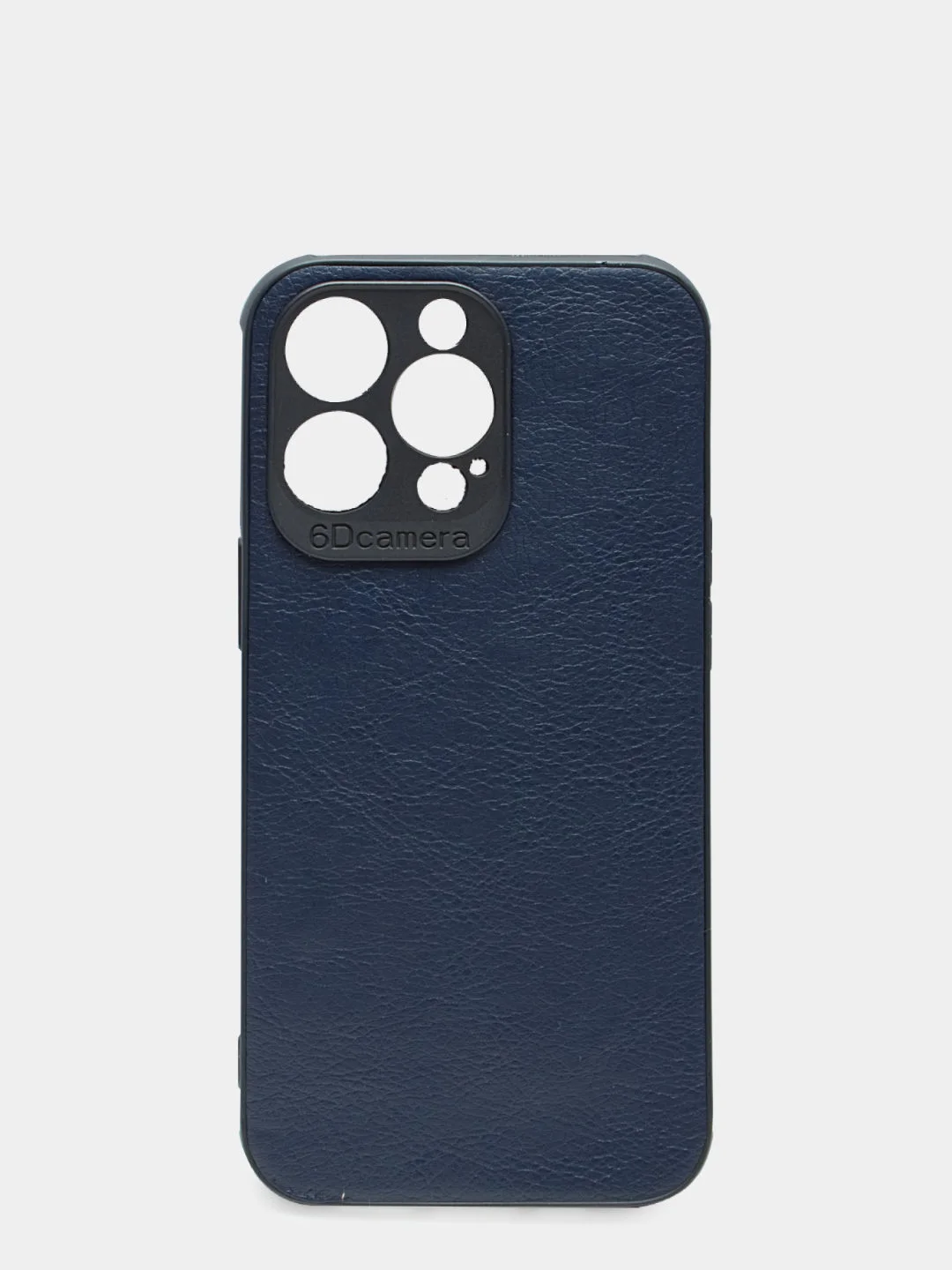 Синий чехол для iPhone 13 Pro (6.1) силиконовый под кожу