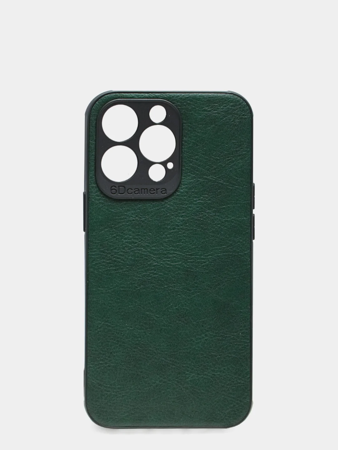 Зеленый чехол для iPhone 13 Pro (6.1) силиконовый под кожу