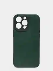 Зеленый чехол для iPhone 13 Pro (6.1) силиконовый под кожу