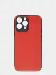 Красный чехол для iPhone 13 Pro Max (6.7) силиконовый под кожу
