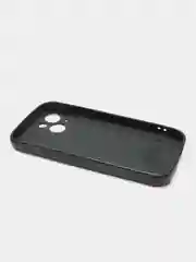 Красный чехол для iPhone 13 mini силиконовый под кожу