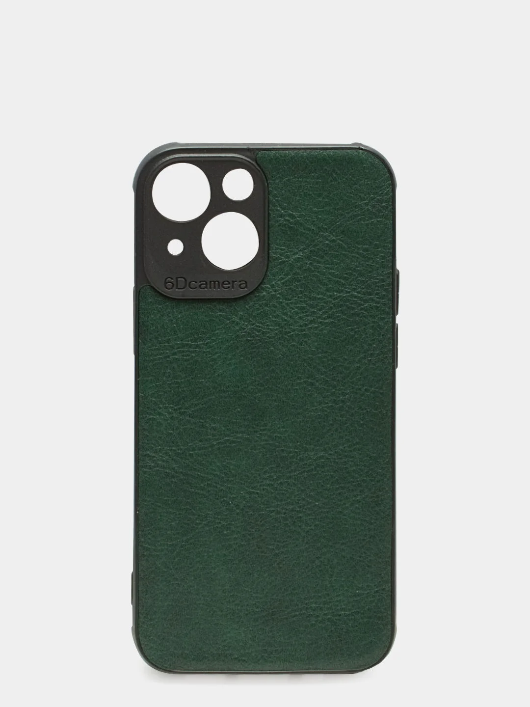 Зеленый чехол для iPhone 13 mini силиконовый под кожу