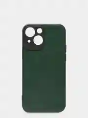 Зеленый чехол для iPhone 13 mini силиконовый под кожу