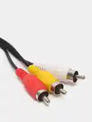Аудио- видео кабель скарт-тюльпаны Scart-3Rca, 1 м