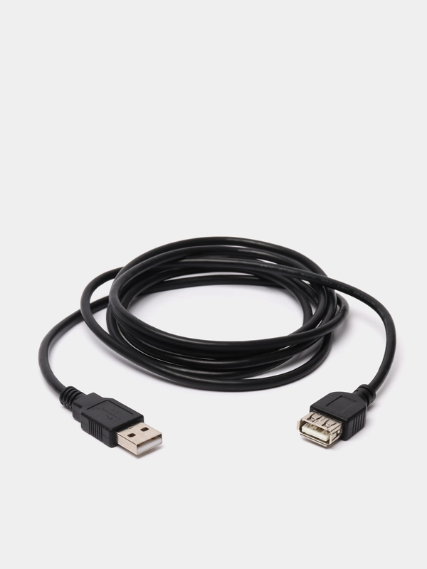 Кабель-удлинитель USB 2.0 AM/AF, мама-папа, 1, 1.5, 1.8, 3, 5 метров