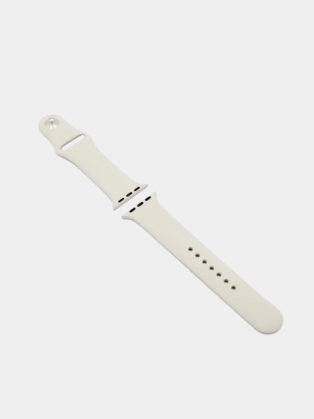 Слоновая кость силиконовый ремешок для Apple Watch 3, 4, 5, 6, 7 SE на 38/40 и 42/44