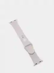 Бежевый меланж силиконовый ремешок для Apple Watch 3, 4, 5, 6, 7 SE на 38/40 и 42/44