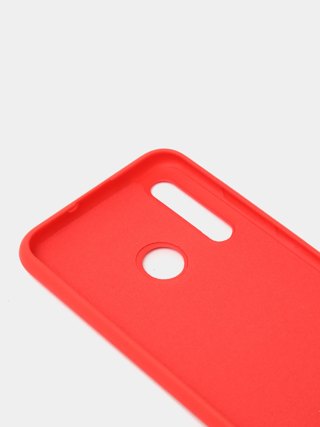 Красный чехол Honor 10 lite / P Smart 2019, Хонор 10 лайт, Silicone Cover с закрытым низом
