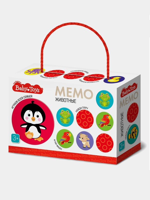 Настольная игра "Мемо Животные" для малышей