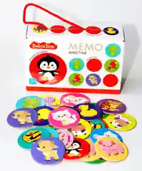 Настольная игра "Мемо Животные" для малышей