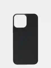 Черный чехол для iPhone 13 Pro Max силиконовый матовый, однотонный