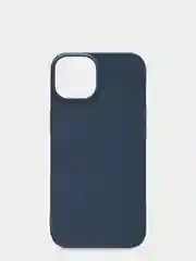 Темно-синий чехол для iPhone 13 силиконовый матовый, однотонный