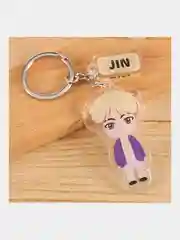 Серебряный акриловые брелки BTS