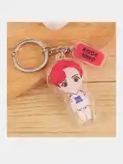 Светло-бежевый акриловые брелки BTS