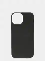 Черный чехол для iPhone 13 mini силиконовый матовый, однотонный