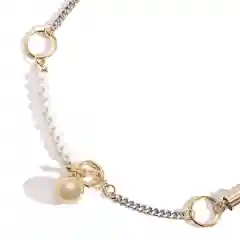 Колье-цепь "золотая капля"