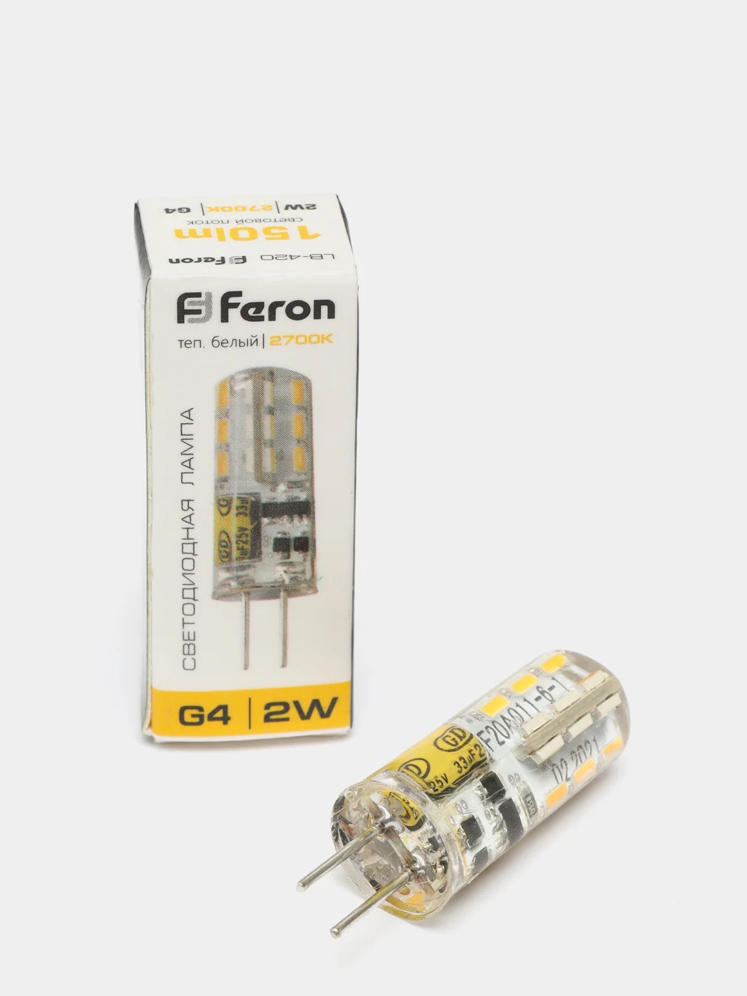 Лампа светодиодная Feron LB-420, 2W, цоколь G4