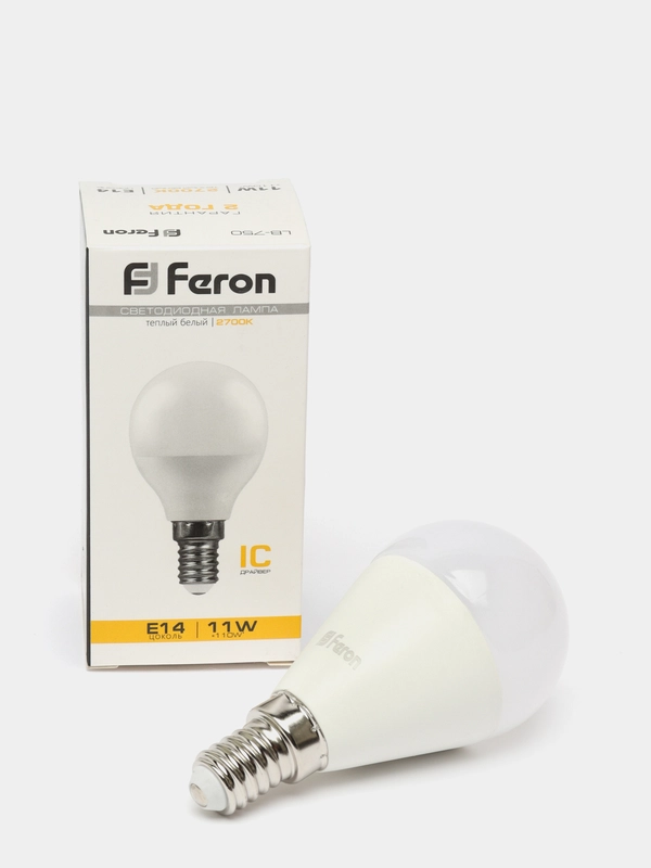 Лампа светодиодная Feron LB-750, 11W, цоколь E14